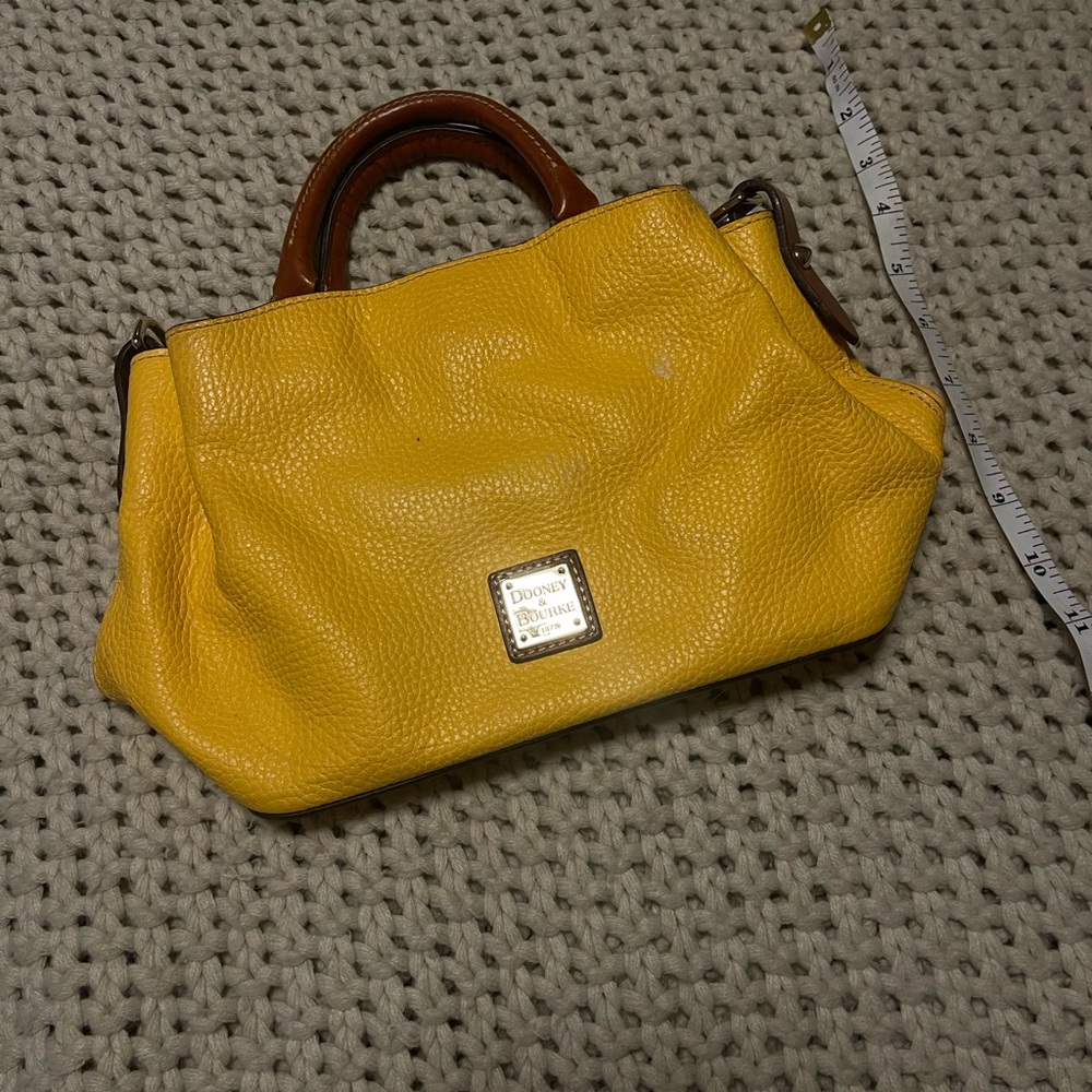 Dooney & Bourke Yellow Leather Handbag